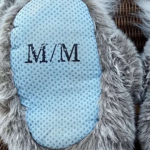 3/$25 vintage 90s plush indoor slippers koala EUC unisex - Picture 4 of 14